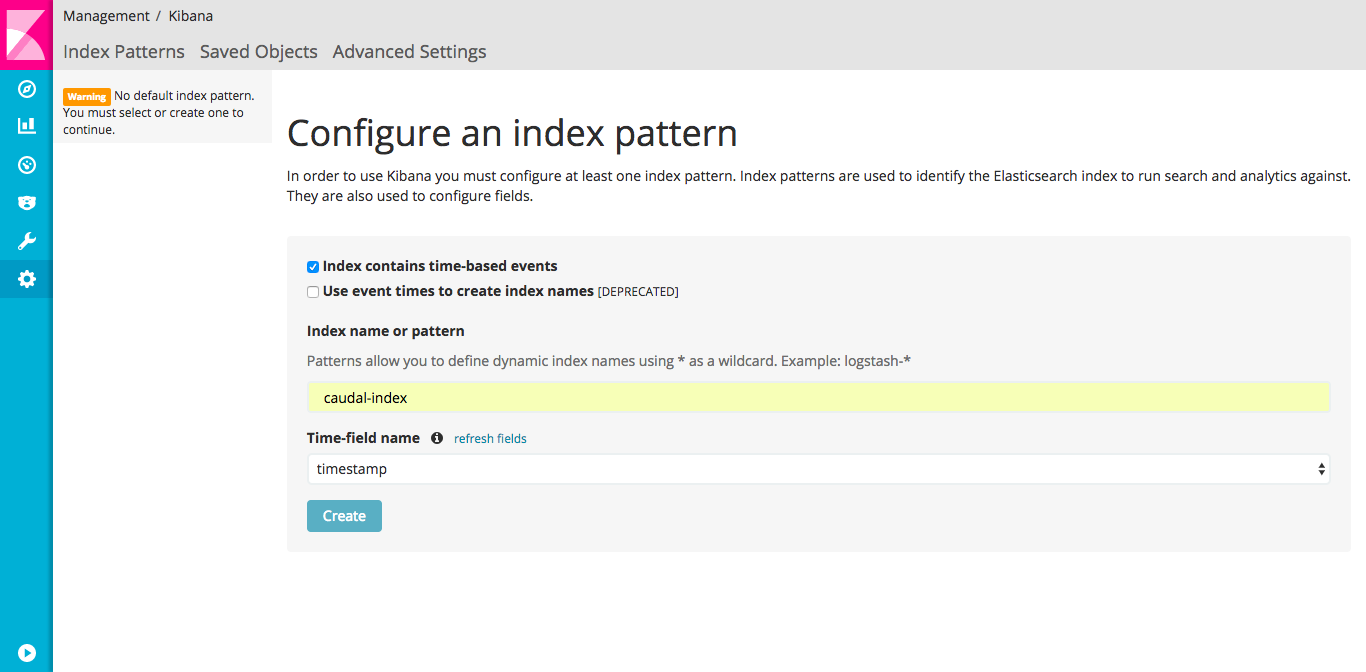 Kibana: Adding the labs index